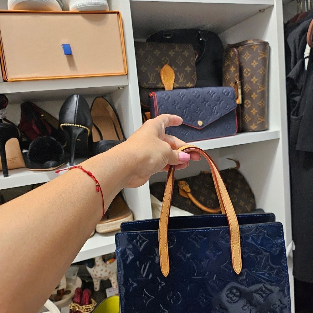 VuittonCatalina Handbag Monogram Vernis BB - Picture 9 of 11